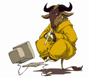 GNU en lévitation par Nevrax Design Team